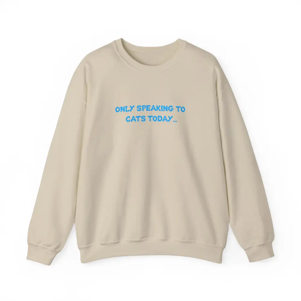 Quiet Cat Graphic Crewneck Sweatshirt