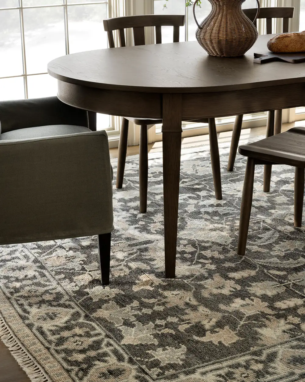Soft-Underfoot Hand-Knotted Wool Area Rug