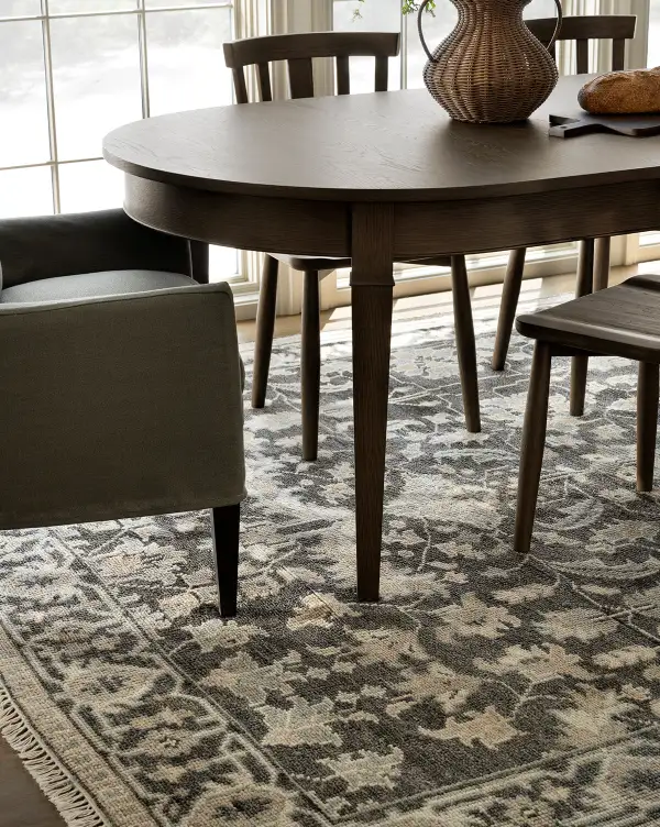 Soft-Underfoot Hand-Knotted Wool Area Rug