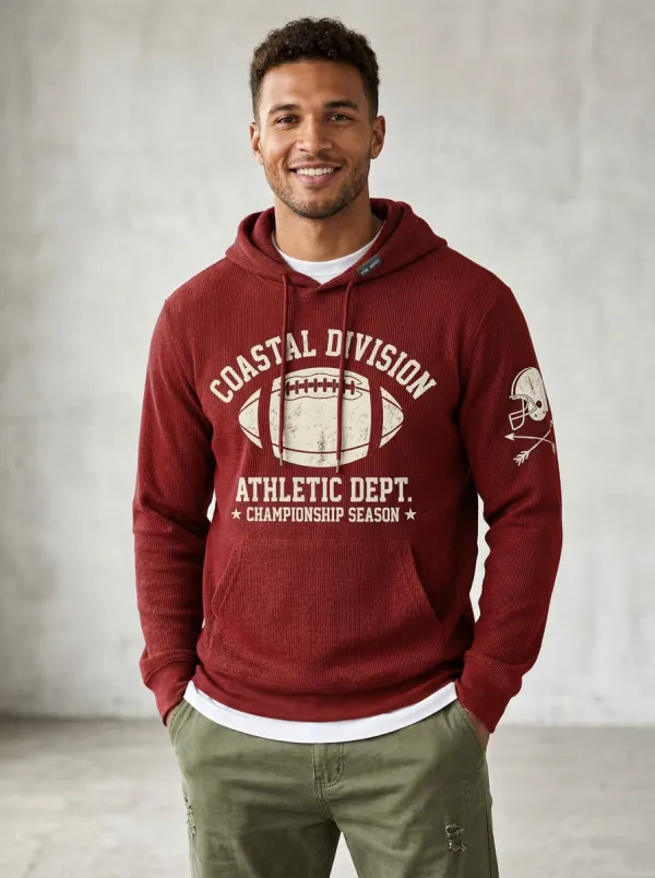 Men's Football Coastal Division Athletic Dept Printed Hoodie