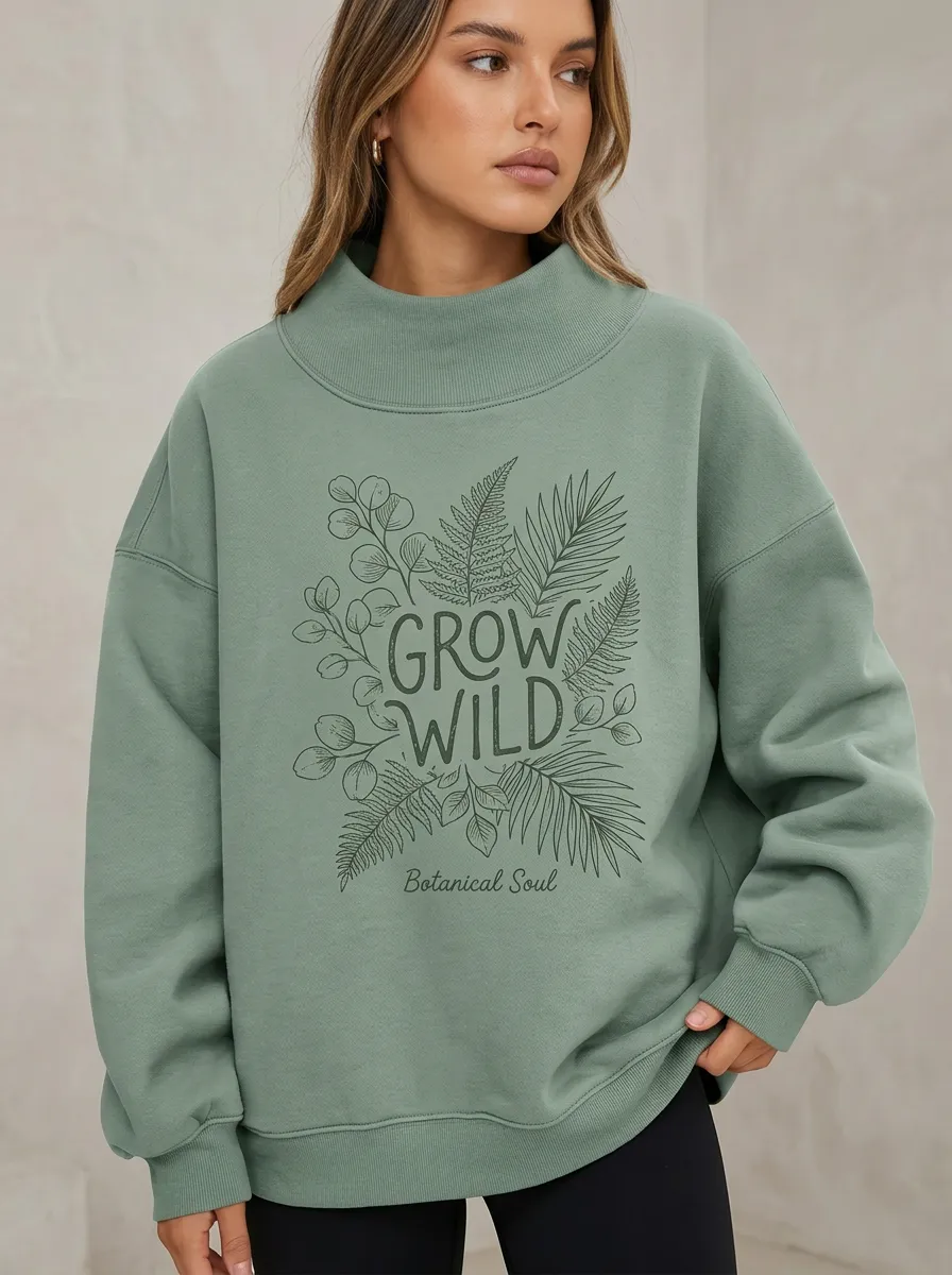 Botanical Nature Lover Sweatshirt