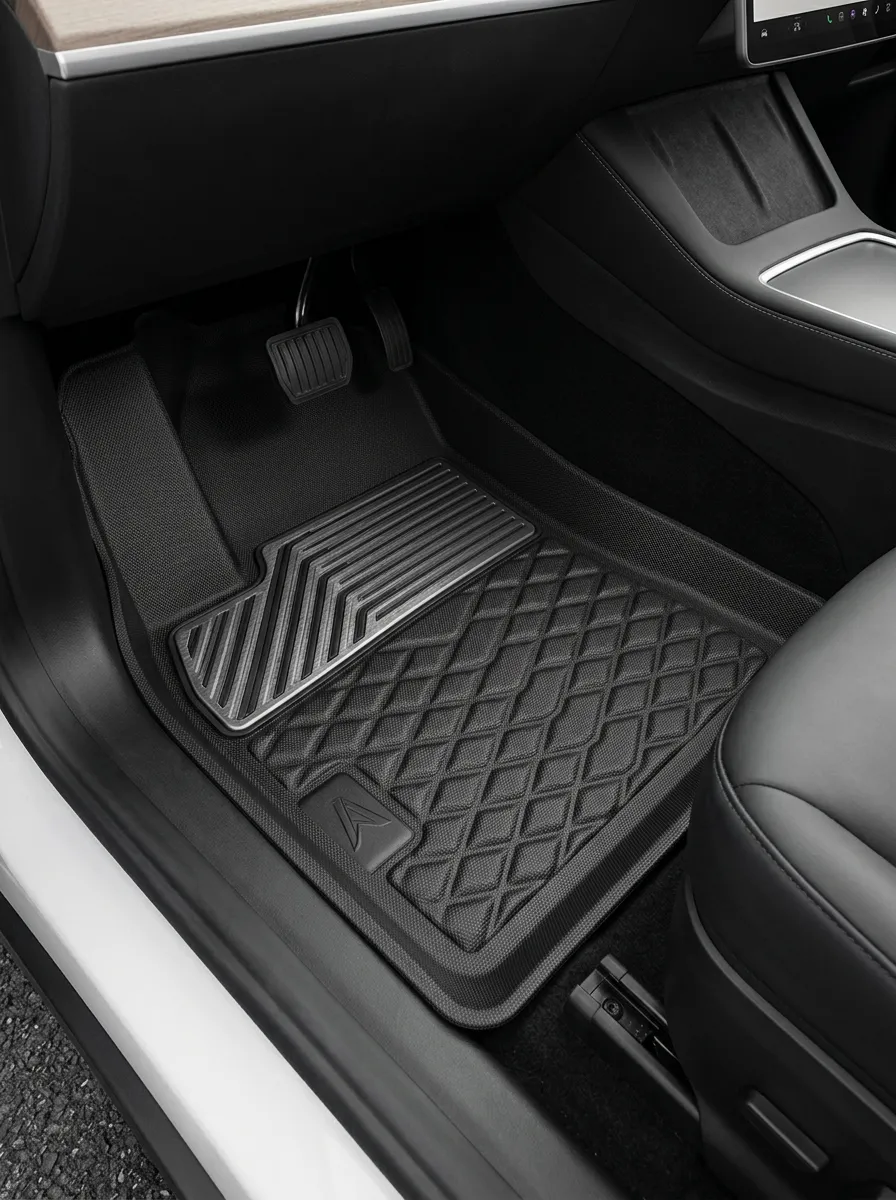 Diamond Pattern Anti-Slip Vehicle Floor Mat