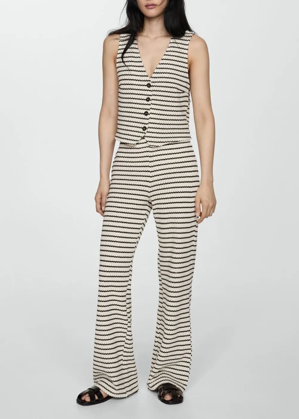 Crochet Striped Pants