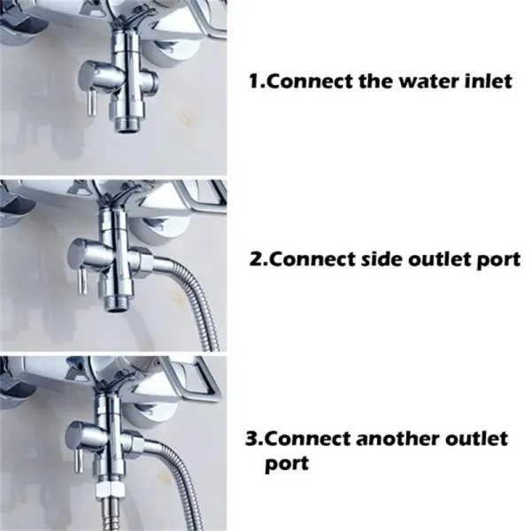 3-Port Shower Valve with Easy-Grip Lever