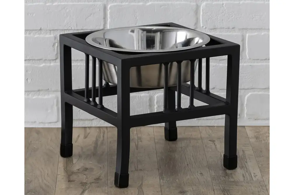 Raised Single Pet Bowl Feeder