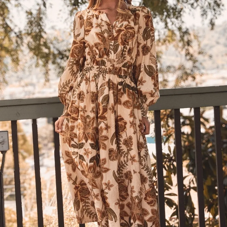 Floral Long Sleeve Dress