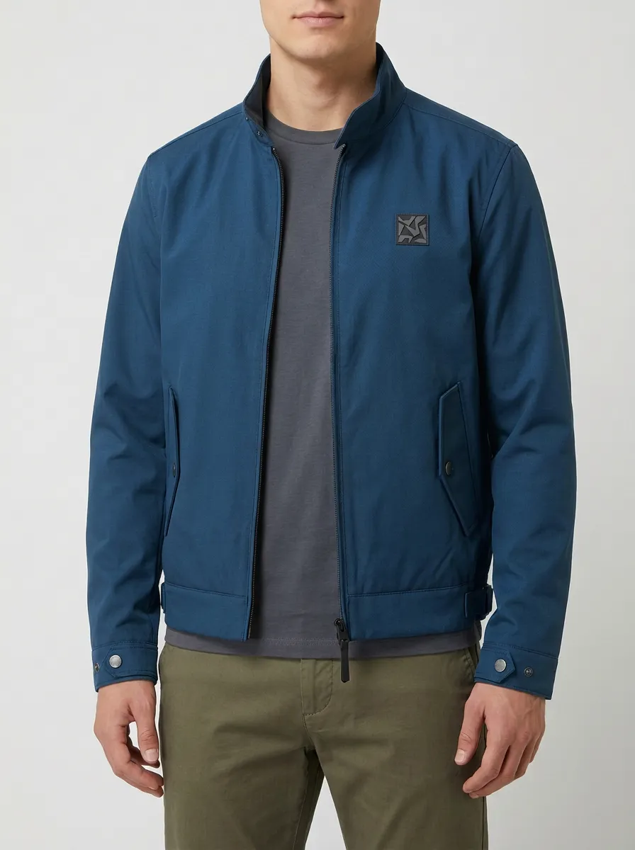 Geometric Zip Jacket