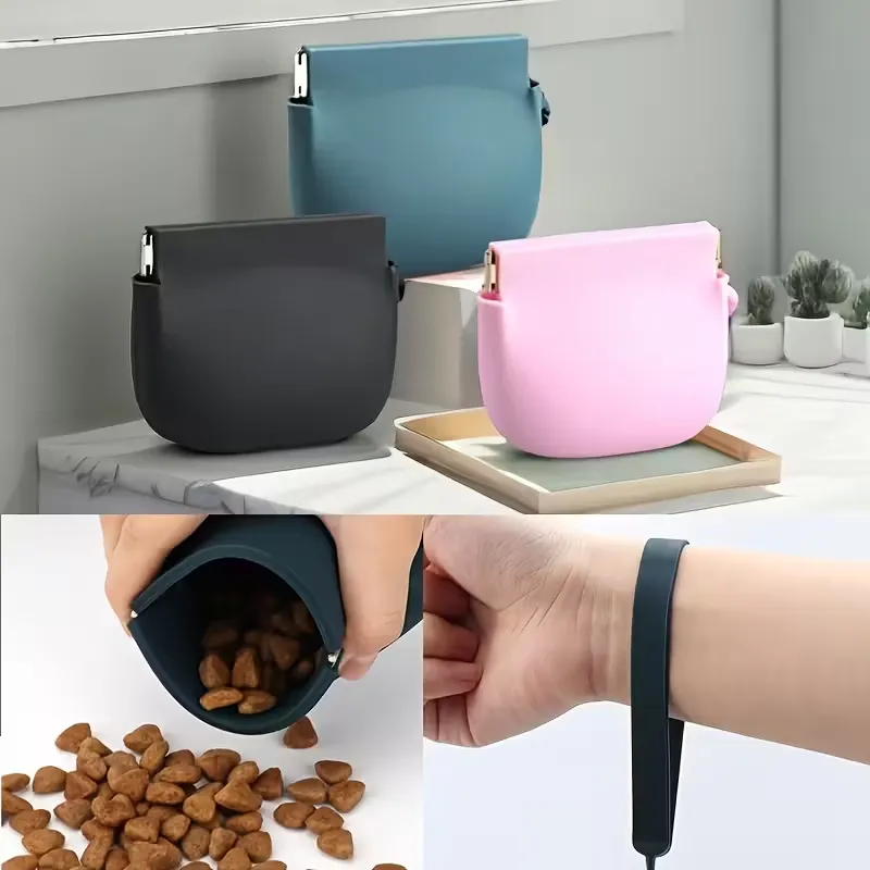 Compact Wrist Pet Food Pouch