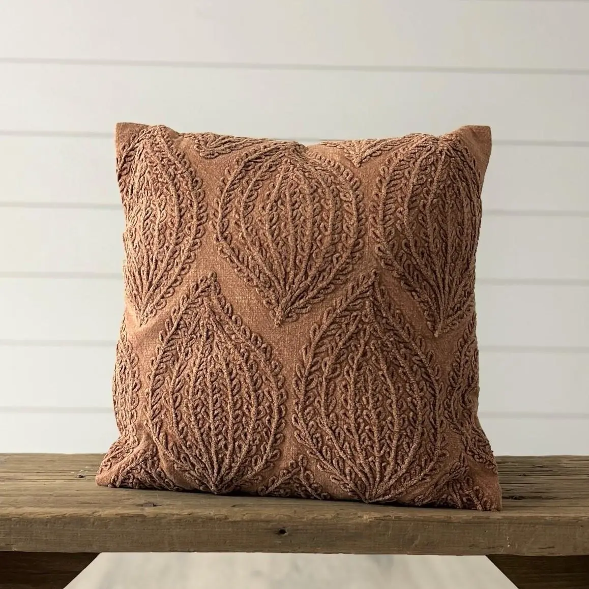 Refined Textured Decorative Accent Pillow