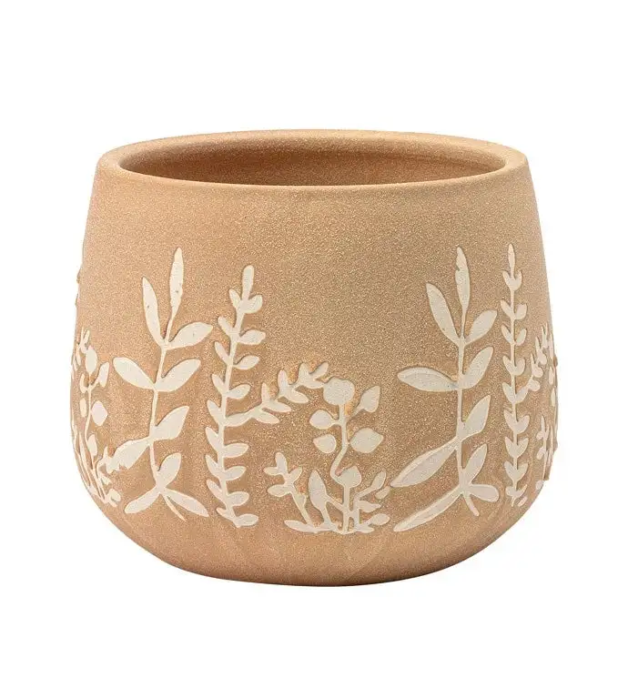 Fern Ball Ceramic Planter