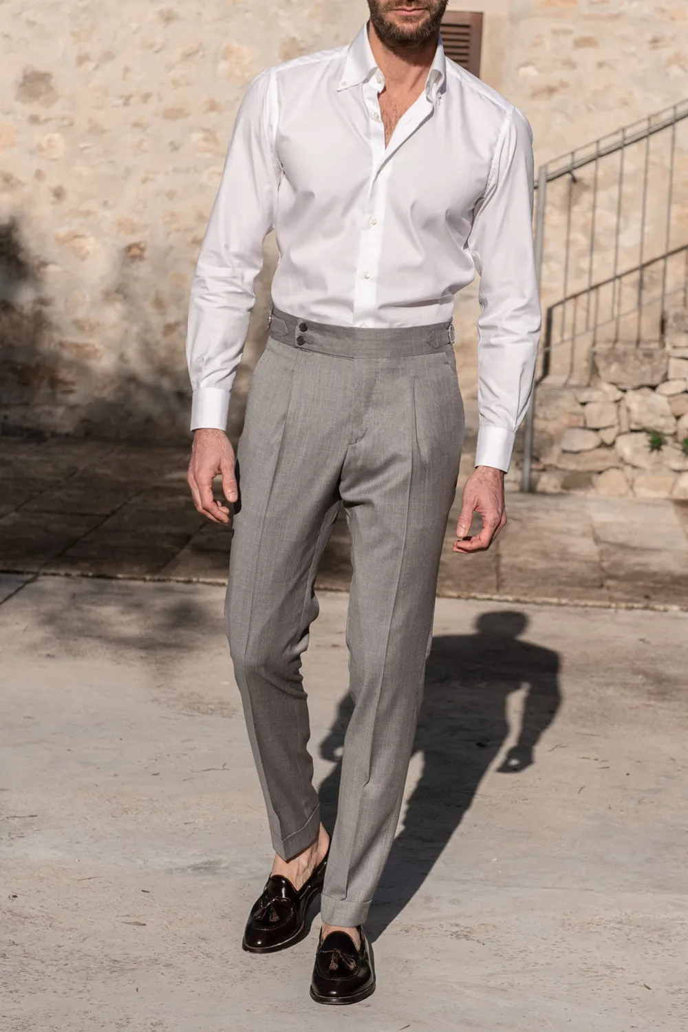 Grey Trousers Men'S Fashion