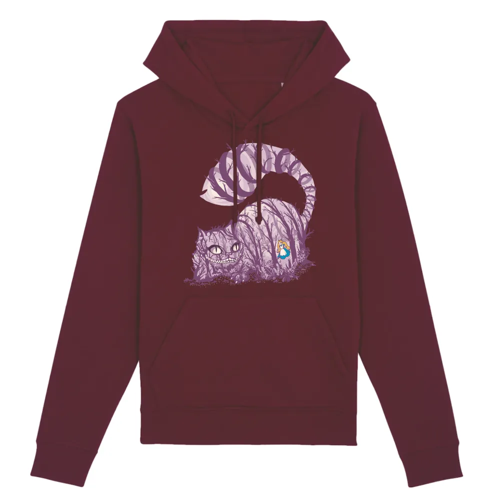 Mischief Cat Graphic Pullover Hoodie