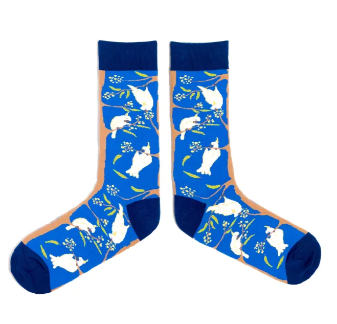 Easywear Animal-Motif Cotton Crew Socks