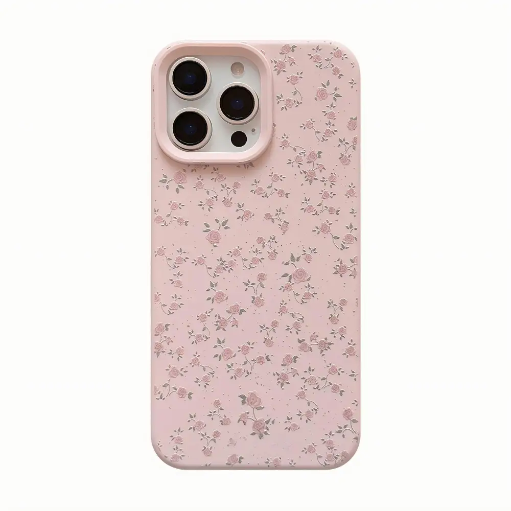 Floral Cat Matte Phone Case