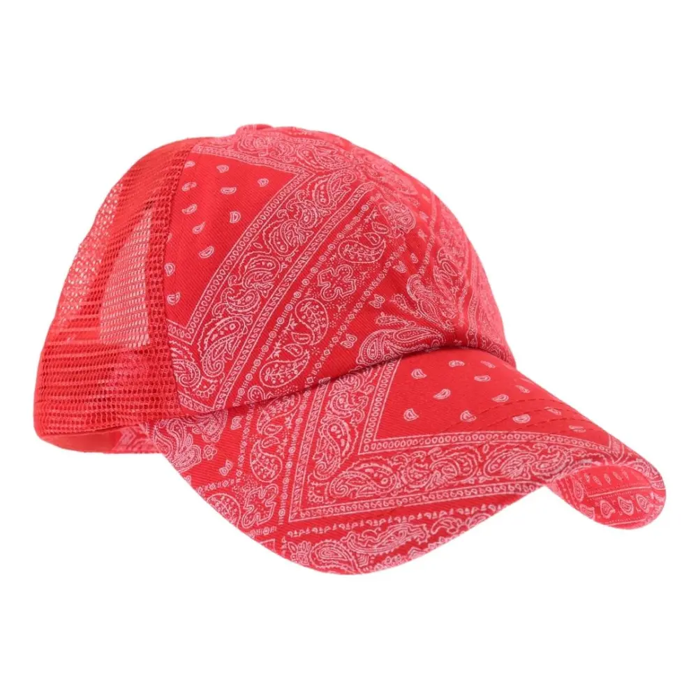 Paisley Bandana Cap