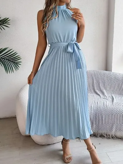 Pleated Casual Dress