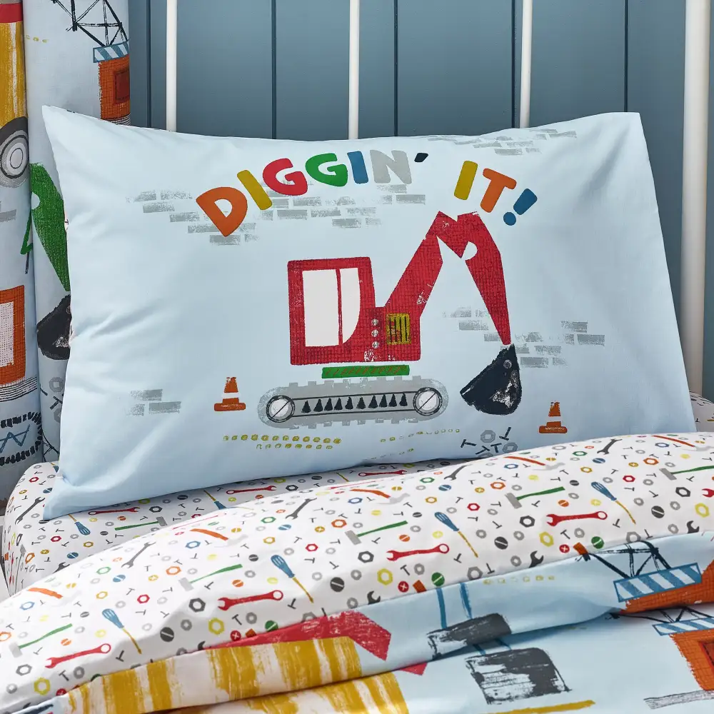 Modern Bedroom Reversible Printed Cotton Duvet Cover Set