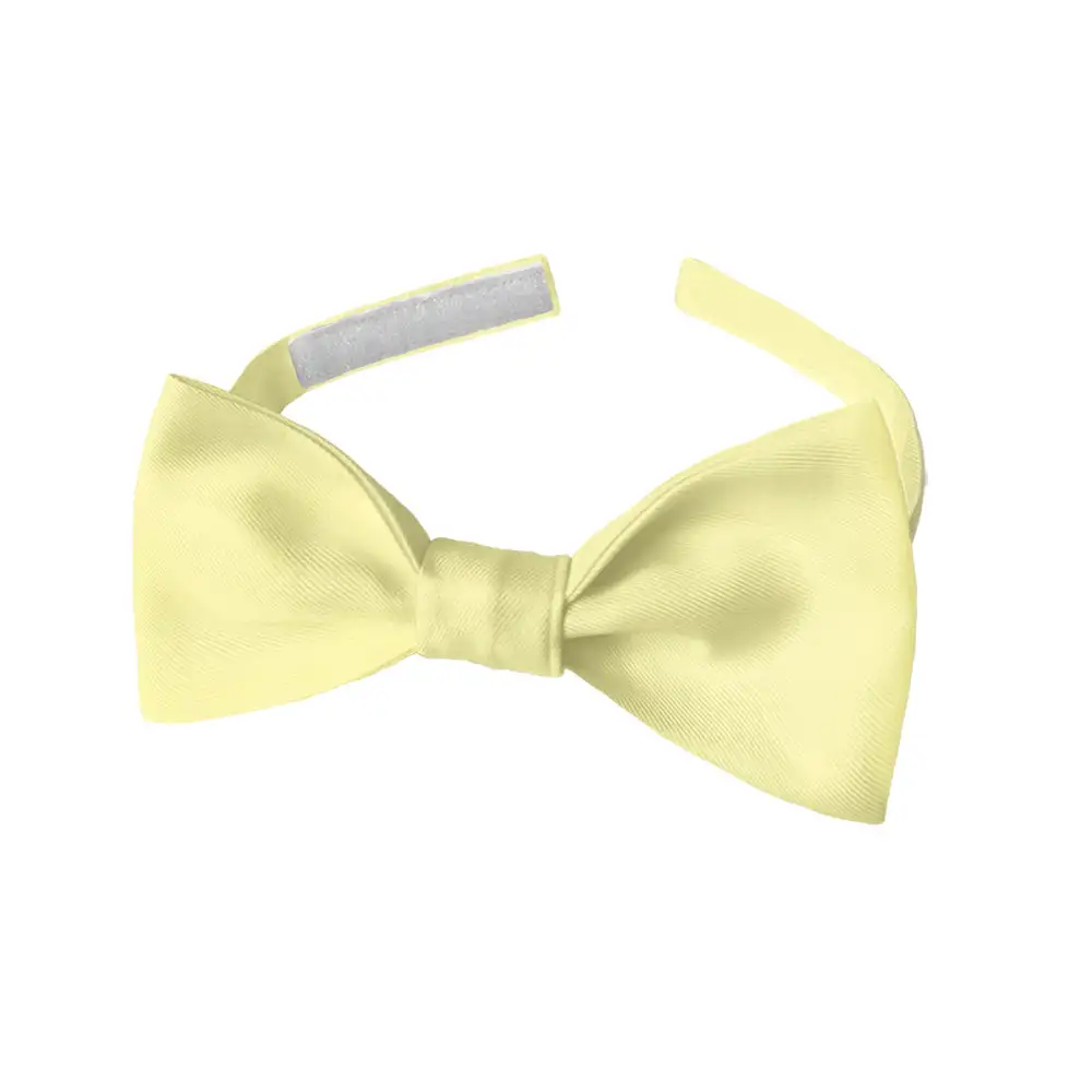 Stylish Solid Motif Bow Tie