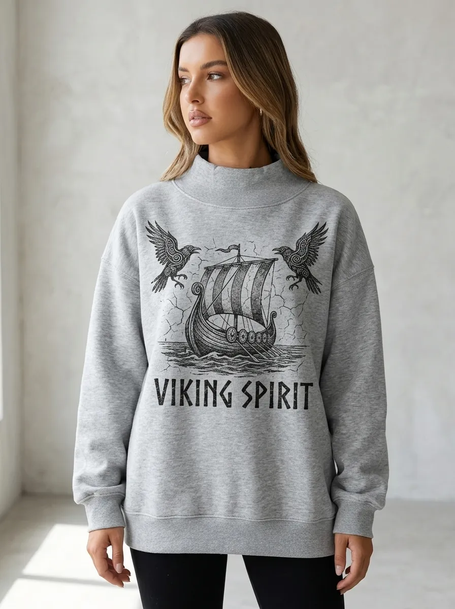 Viking Spirit Raven Sweatshirt