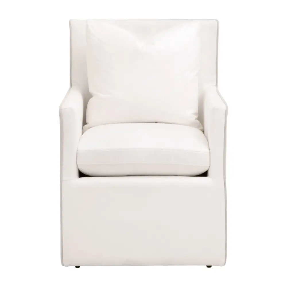 Two-Toned Wheeled Lounge Chair