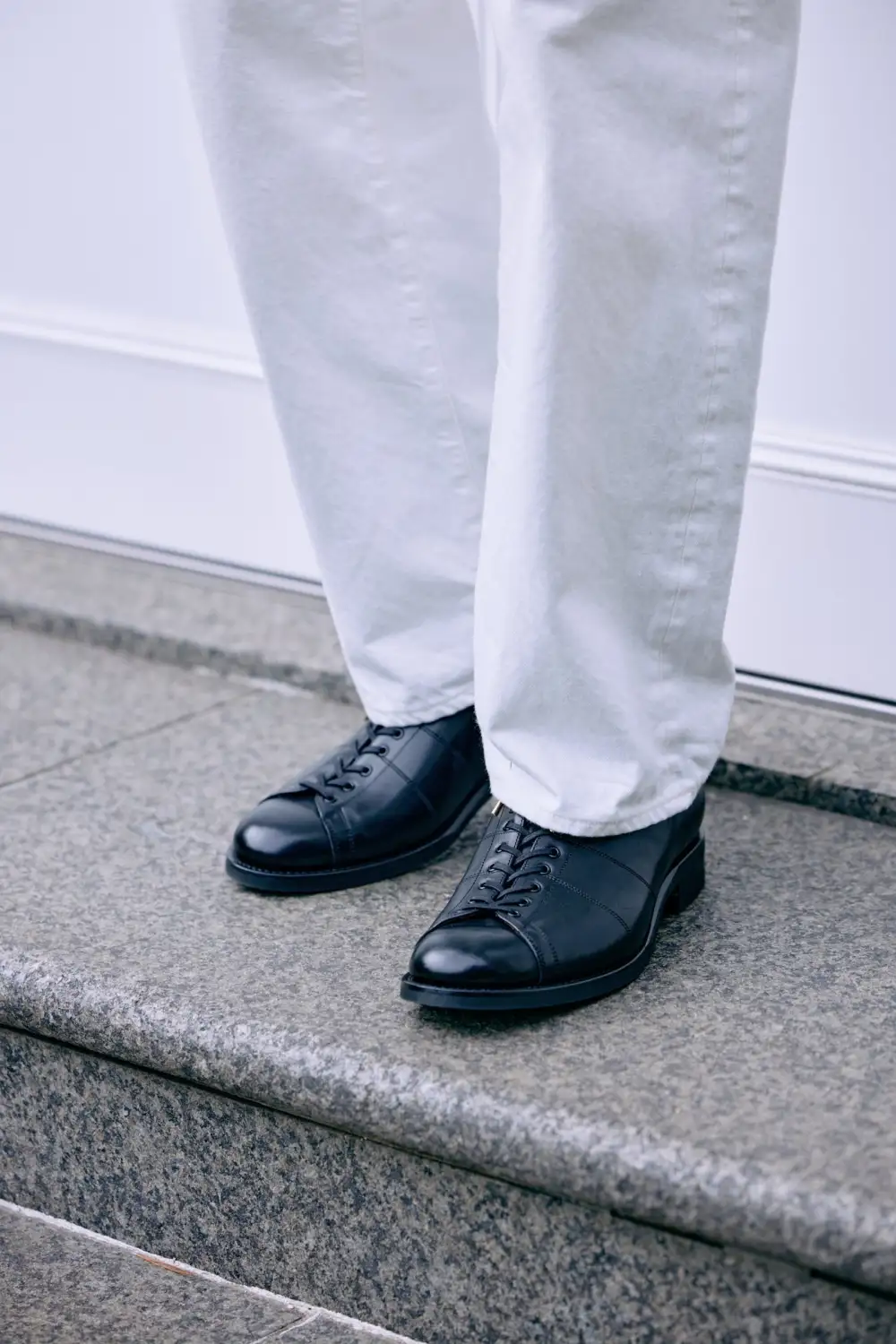 Calf Leather Men's Casual Dress Shoes