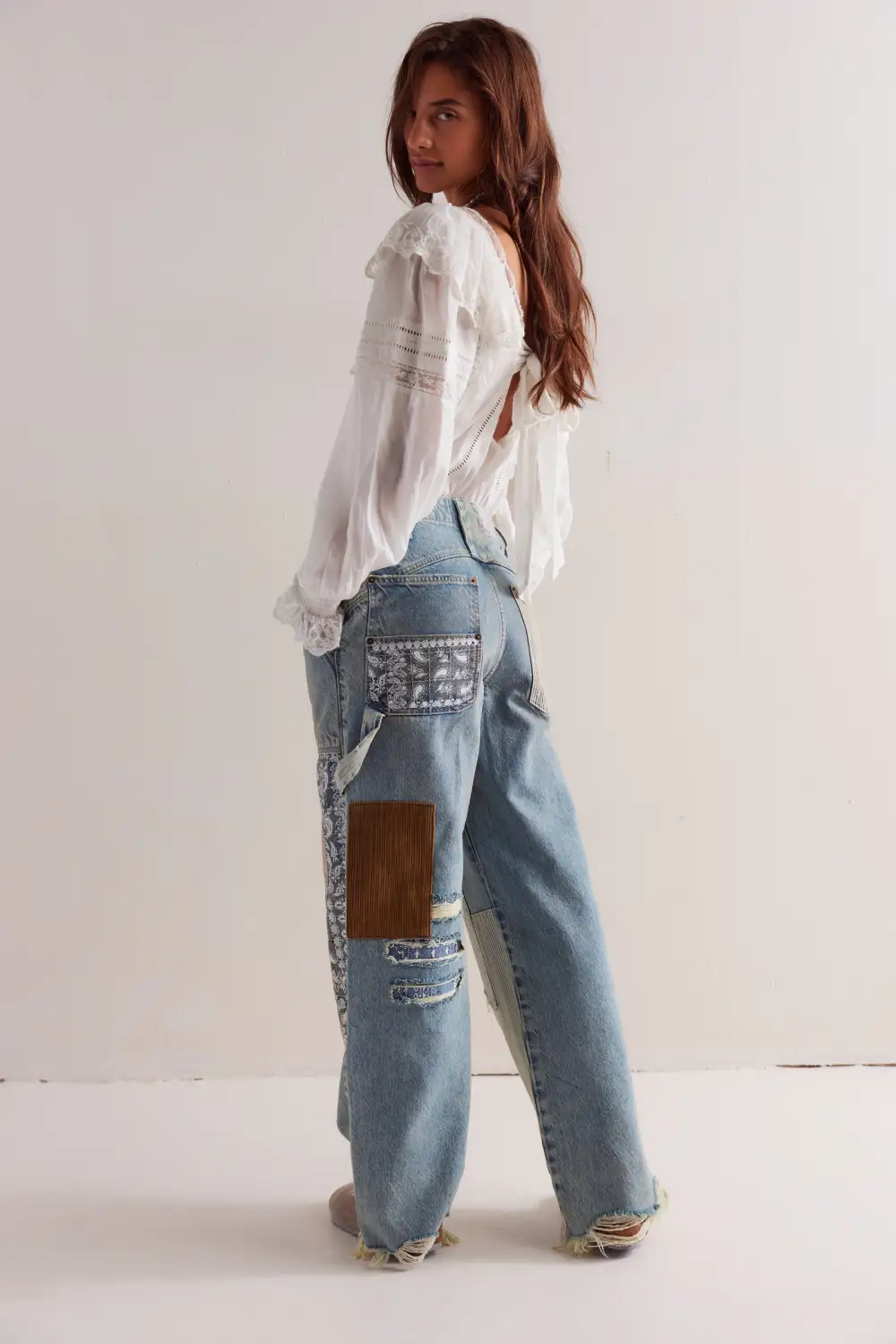Popular Demand Patched Jeans