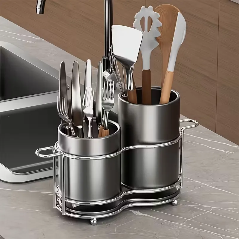 Countertop Double Utensil Holder