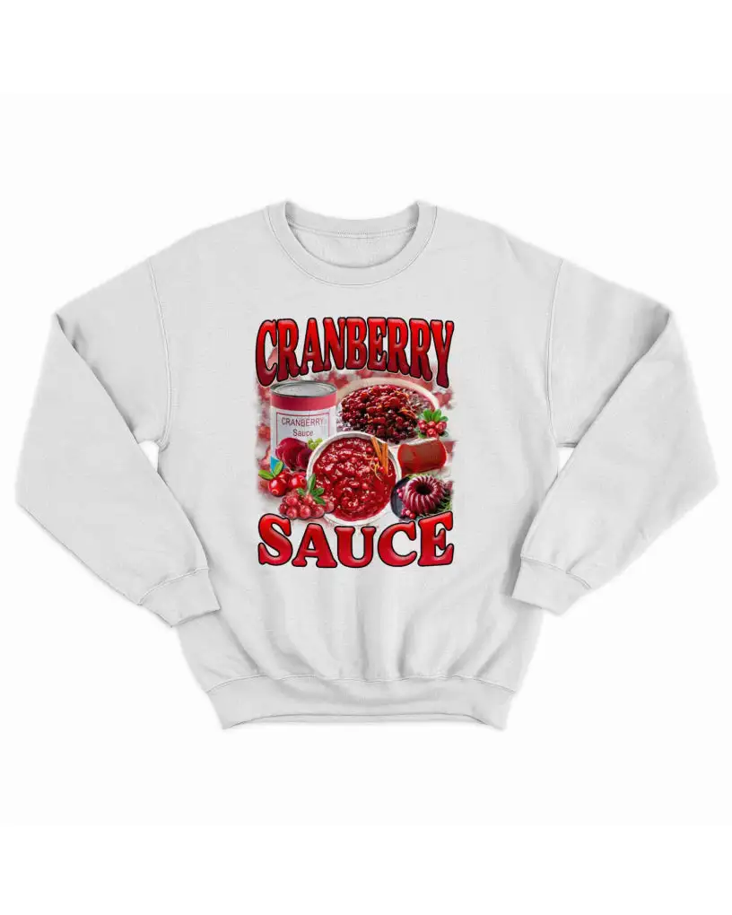Cranberry Graphic Fleece Crewneck
