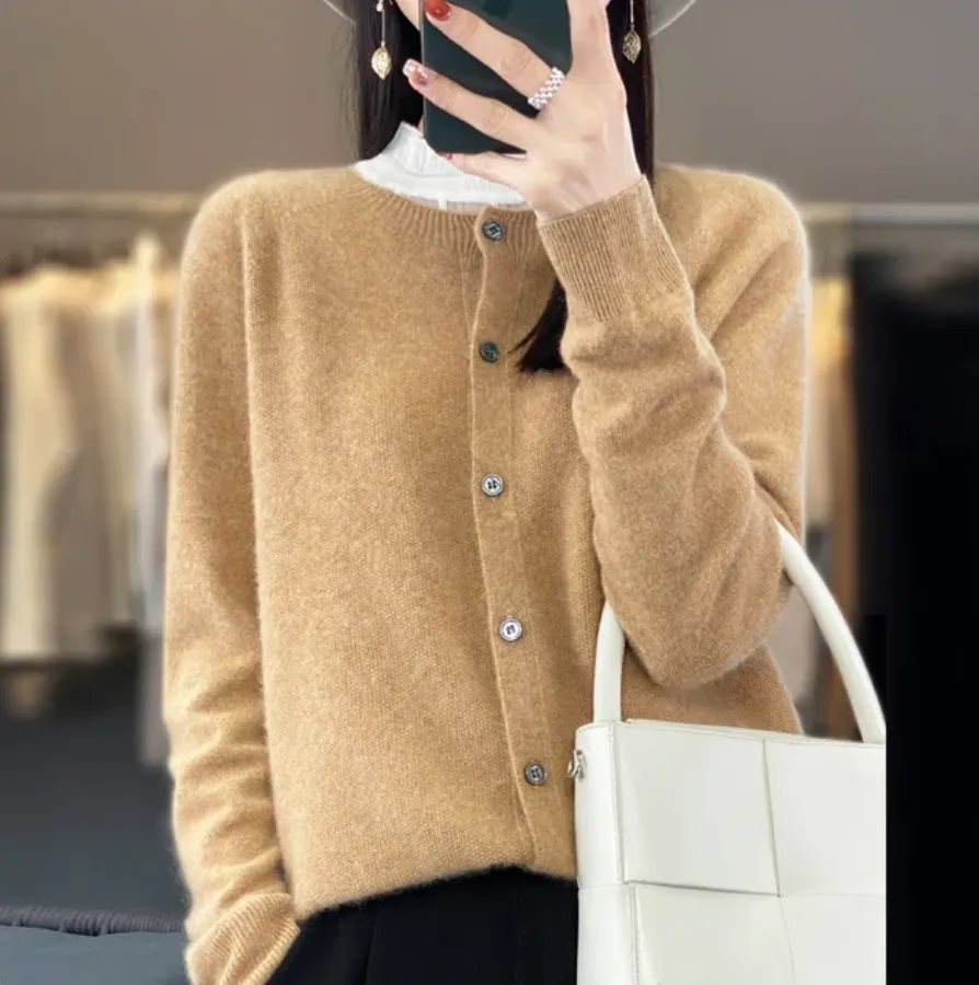 Lightweight Wool Cardigan