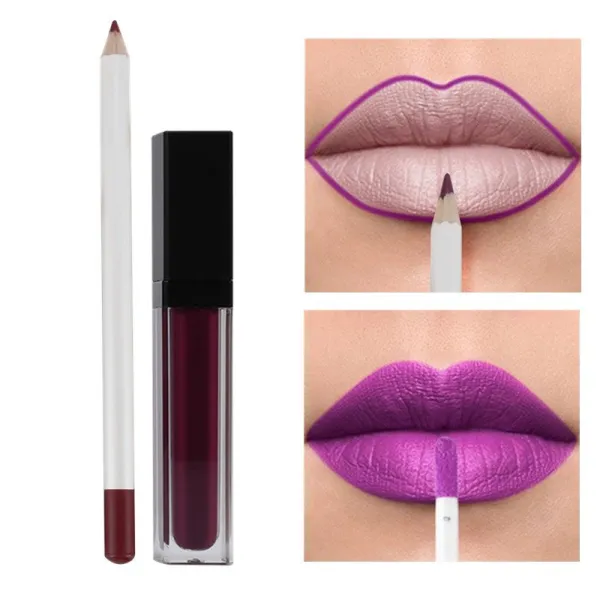Water Resistant Lip Liner Pencil Set