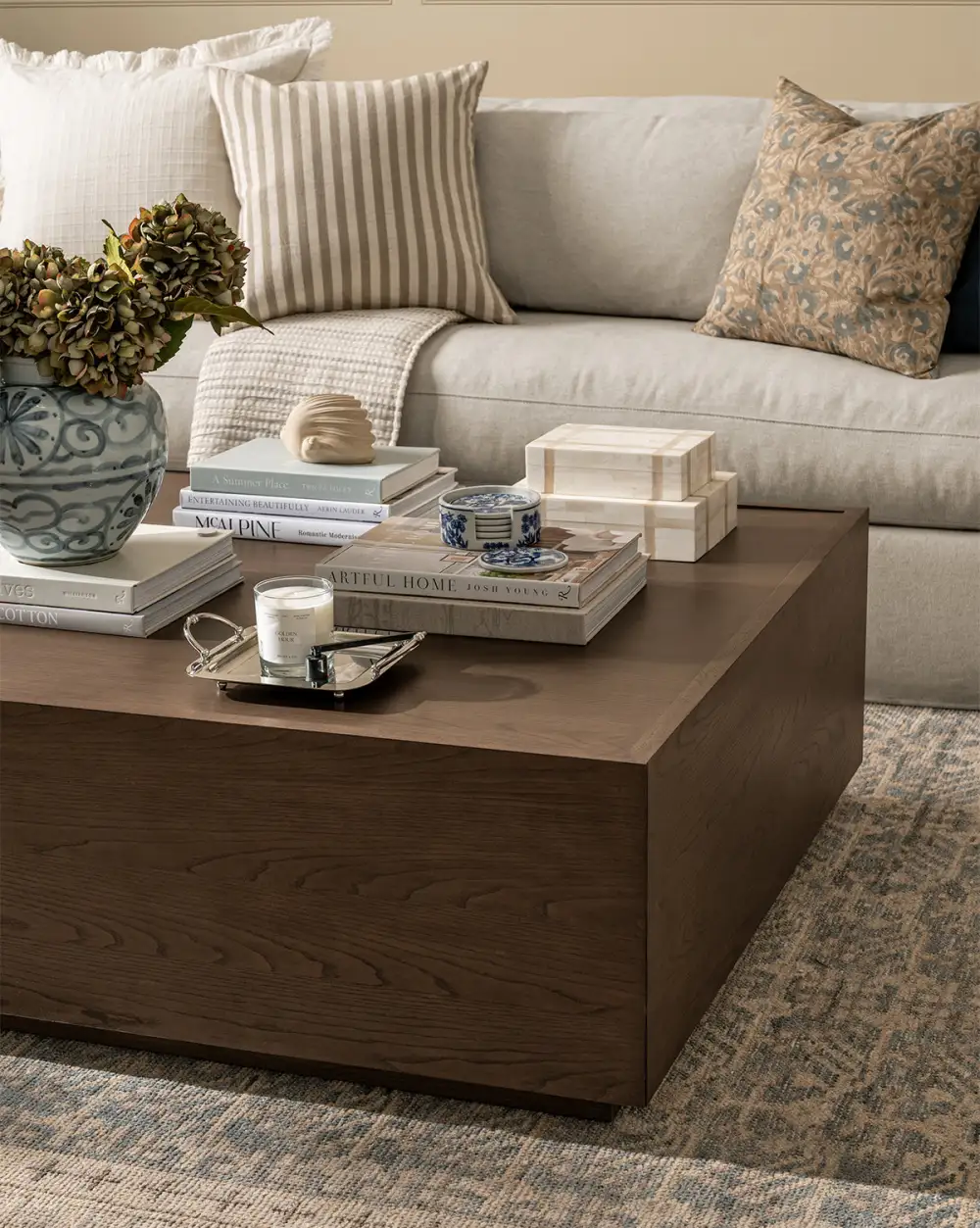 Storage Oak Coffee Table