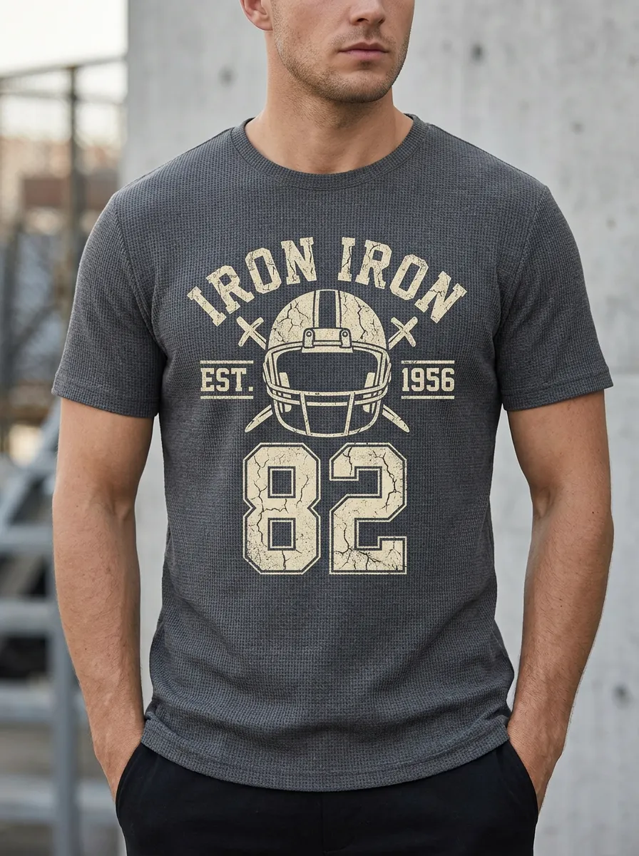 Men's Gridiron Iron Helmet T-Shirt