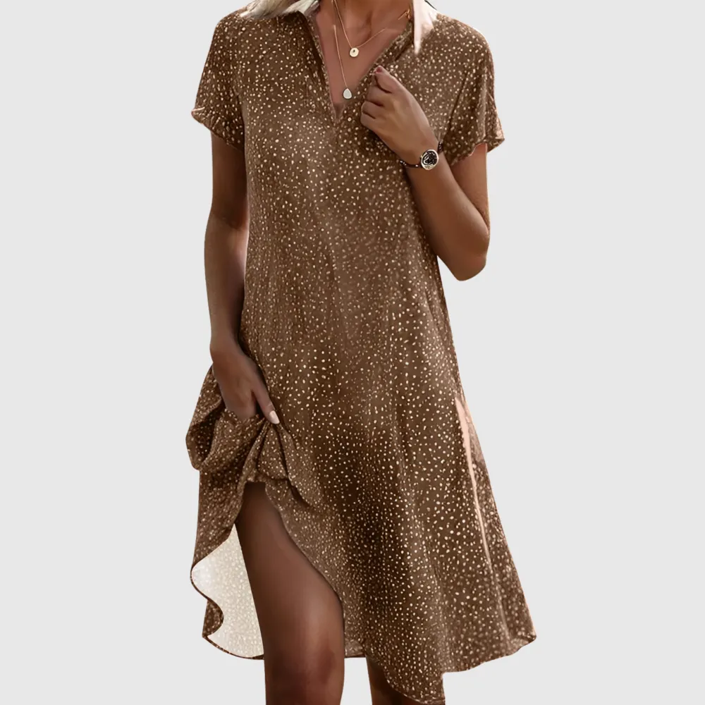 Short Sleeve Everyday Midi Dress