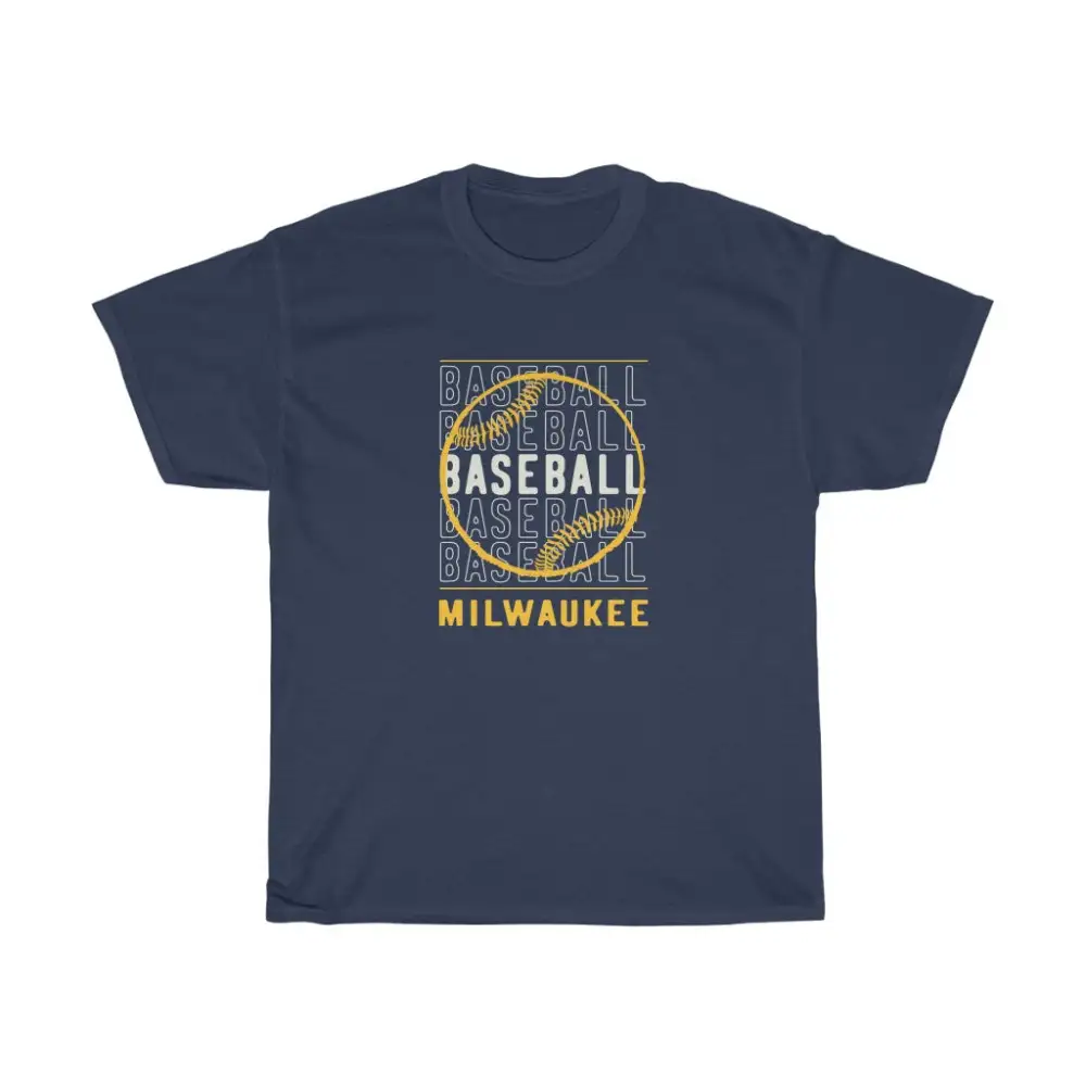 Baseball Milwaukee with Baseball Graphic T-Shirt