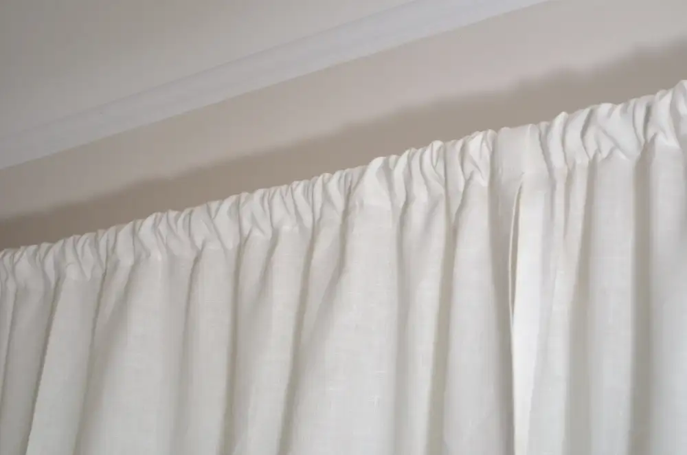 Rod Pocket Cafe Linen Curtain