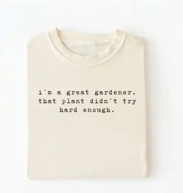 Garden Confidence Graphic Cotton Tee