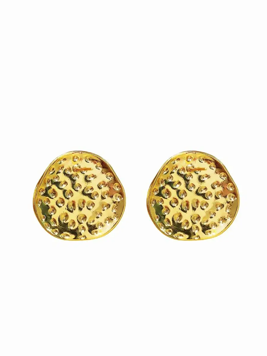 Serafina Irregular Edge Pearl Earrings
