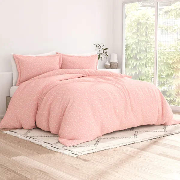 Buds Pattern Duvet Cover Set