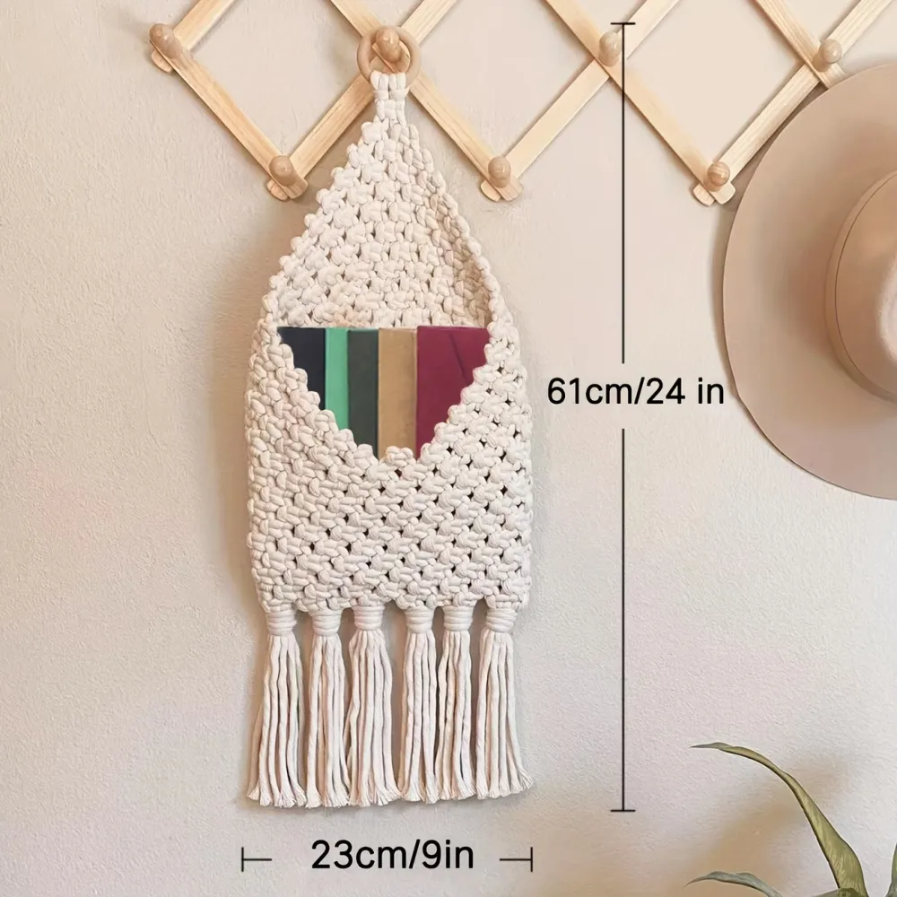 Macrame Wall Hanging Pocket