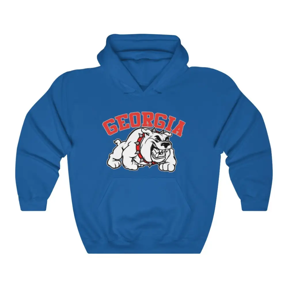 Bulldog Graphic Pullover Hoodie
