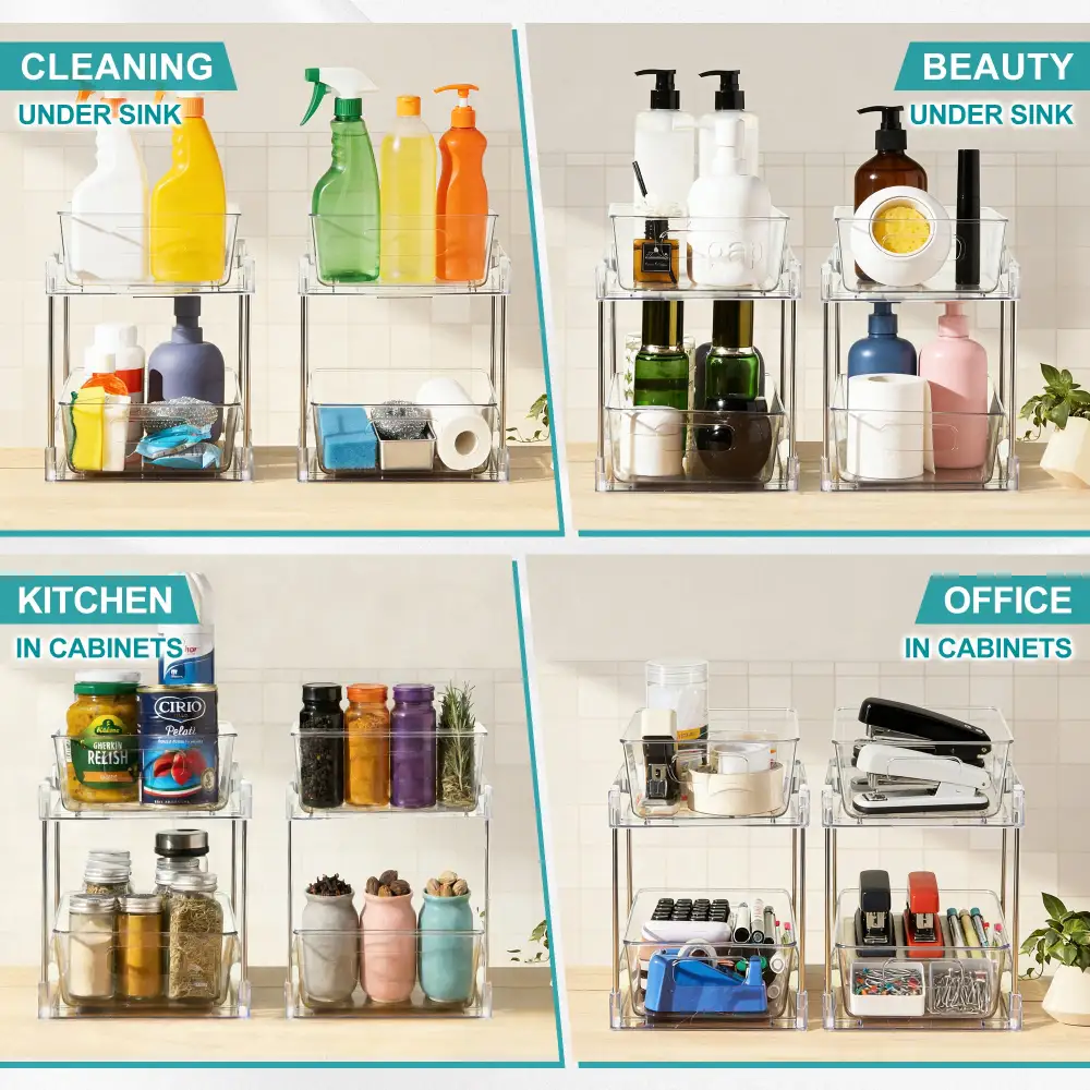 Tier Pull Out Office Organizers