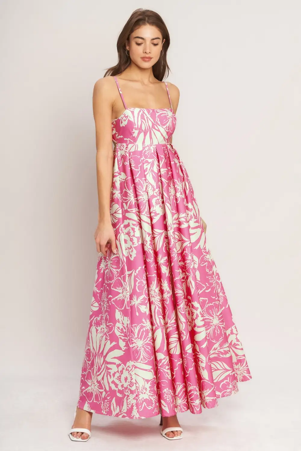 Cotton Floral Maxi Dress