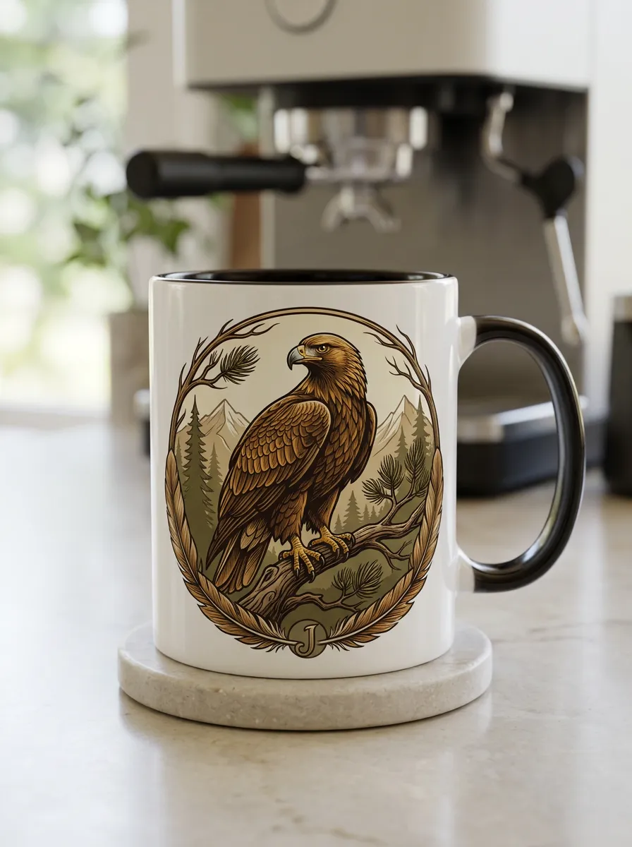 Eagle Classic Shield Graphic Mug