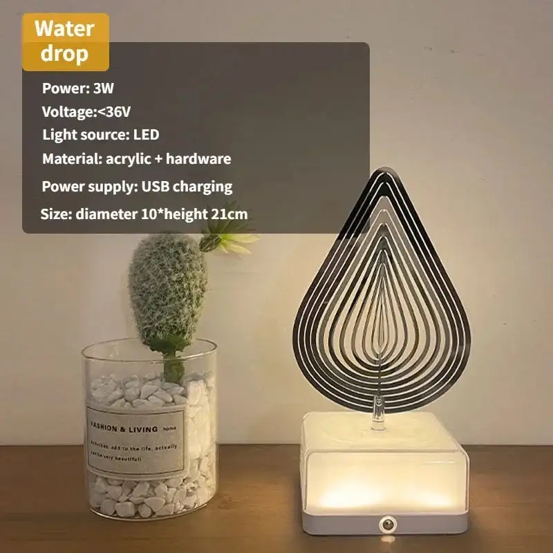 Metal Round Decorative Table Lamp