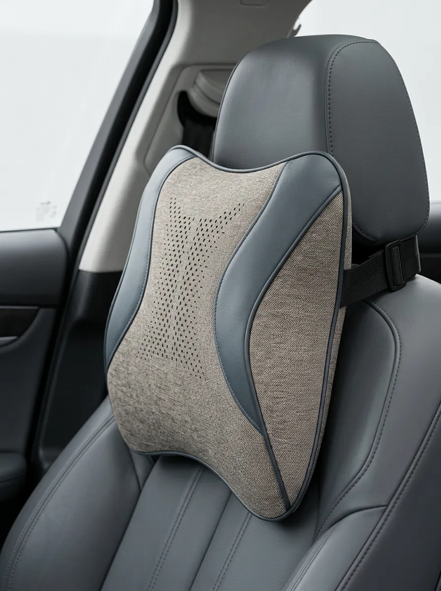 Neck-Support Perforated Ergonomic-Style Car Neck Support Pillow