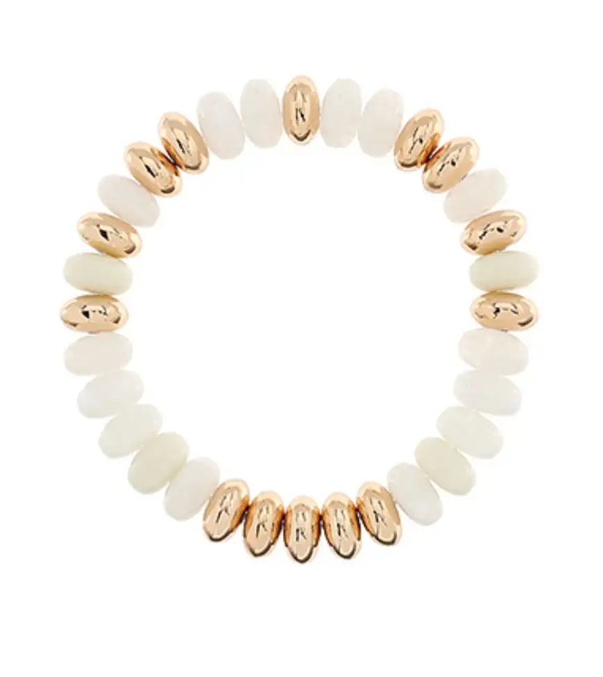 Candy Stone & Metal Bracelet
