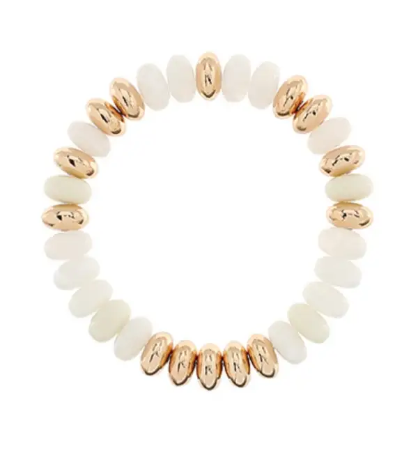 Candy Stone & Metal Bracelet