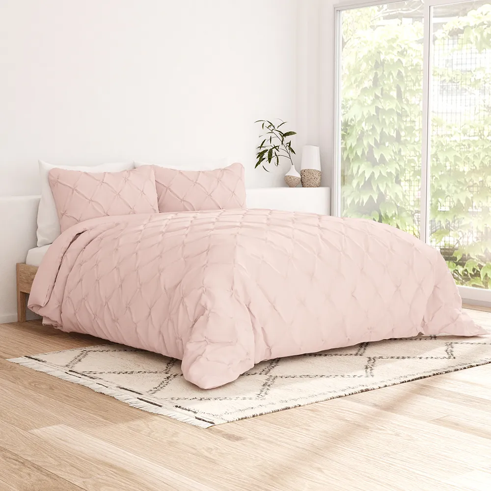 Pinch Pleat Duvet Cover Set