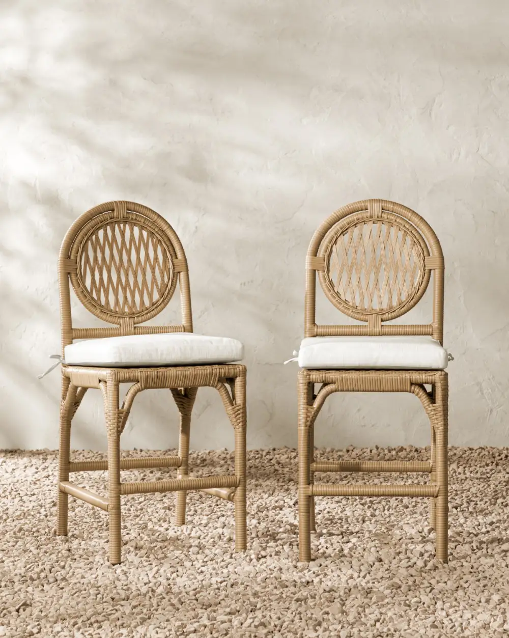 Outdoor Wicker Counter Stool