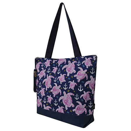 Ocean Motif Canvas Tote Bag